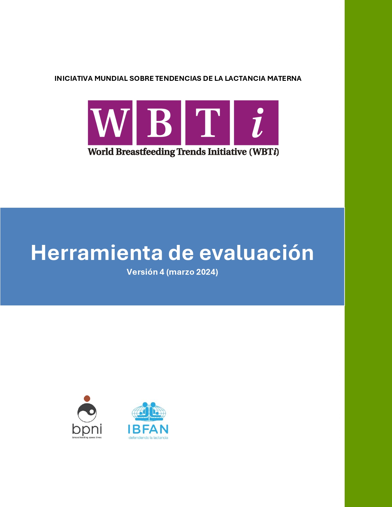 WBTi Assessment Tool (Spanish) – March 2024 (Version 4) | WBTi